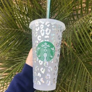 Cheetah print starbucks cup